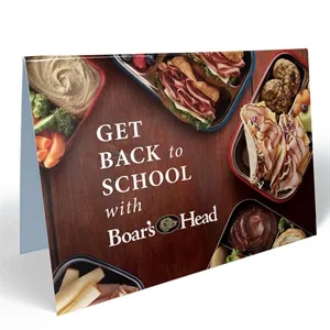 8 X 5.5 Plastic Table Tent Sign