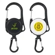 Waypoint Retractable & Lockable Dual Carabiner | https://www.bestnamebadges.com