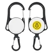 Waypoint Retractable & Lockable Dual Carabiner | https://www.bestnamebadges.com