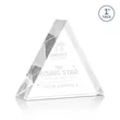 Spartan Triangle Award - Clear | https://www.bestnamebadges.com