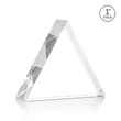 Spartan Triangle Award - Clear | https://www.bestnamebadges.com