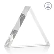 Spartan Triangle Award - Clear | https://www.bestnamebadges.com