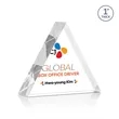 Spartan Triangle VividPrint™ Award - Clear | https://www.bestnamebadges.com