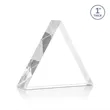 Spartan Triangle VividPrint™ Award - Clear | https://www.bestnamebadges.com