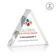 Spartan Triangle VividPrint™ Award - Clear | https://www.bestnamebadges.com