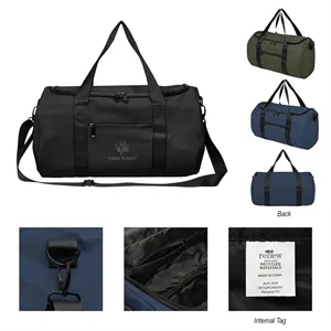 Hudson Recycled Leatherette Duffel Bag