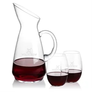 Taroni Carafe & Carlita Stemless Wine