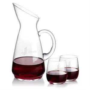 Taroni Carafe & Crestview Stemless Wine