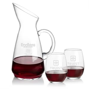 Taroni Carafe & Stanford Stemless Wine