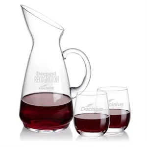 Taroni Carafe & Salem Stemless Wine