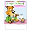 Eat Right & Healthy Coloring and Activity Book | https://www.bestnamebadges.com