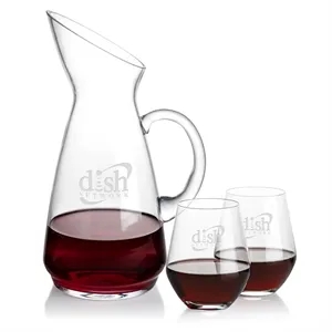 Taroni Carafe & Reina Stemless Wine