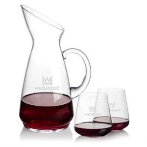 Taroni Carafe & Breckland Stemless Wine