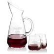 Taroni Carafe & Howden Stemless Wine | https://www.bestnamebadges.com
