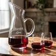 Taroni Carafe & Howden Stemless Wine | https://www.bestnamebadges.com