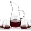 Taroni Carafe & Howden Stemless Wine | https://www.bestnamebadges.com