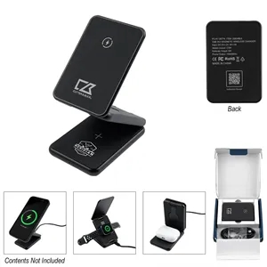 Cutter & Buck® 3-In-1 Magnetic Wireless Charger