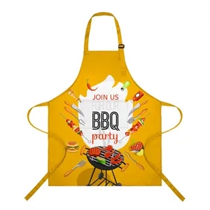 Custom Sublimated Full Length Apron W/ Adjustable Neck Strap