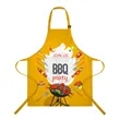 Custom Sublimated Full Length Apron W/ Adjustable Neck Strap | https://www.bestnamebadges.com