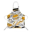 Custom Sublimated Full Length Apron W/ Adjustable Neck Strap | https://www.bestnamebadges.com