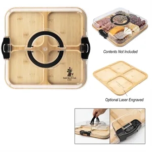 Portable Charcuterie Board With Lid