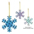 Acrylic Ornament - Snowflake | https://www.bestnamebadges.com