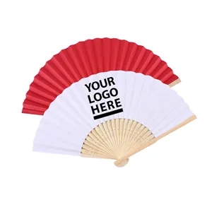Bamboo Folding Paper Fans