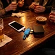 Portable Usb C Charger Cable W/ PU Leather Keychain | https://www.bestnamebadges.com