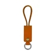 Portable Usb C Charger Cable W/ PU Leather Keychain | https://www.bestnamebadges.com