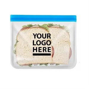 Silicone Reusable Freezer Food Storage Bag for Meat Veggies