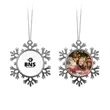 Two Sided Metal Snowflake Ornament | https://www.bestnamebadges.com