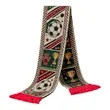 Full Color Knit Soccer Scarf W/ Tassels | https://www.bestnamebadges.com