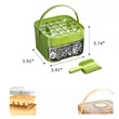 Food-Grade Ice Cube Tray with One-Press Release | https://www.bestnamebadges.com