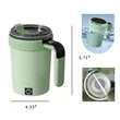 Smart Temperature Measuring Magnetic Self-Stirring Mug | https://www.bestnamebadges.com
