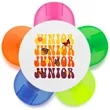 Custom Multi-Color Flower Highlighters | https://www.bestnamebadges.com