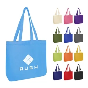 8Oz Reusable Cotton Canvas Grocery Bag W/ Handle
