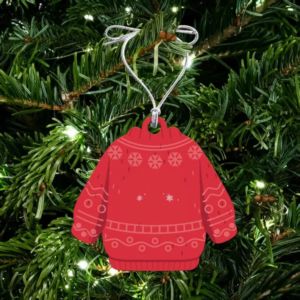 Acrylic Sweater Ornament