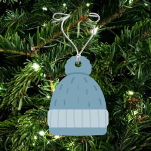 Acrylic Beanie Ornament