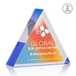 Spartan Triangle VividPrint™ Double Sided Award - Blue | https://www.bestnamebadges.com