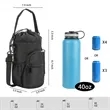 Custom Golf Cooler Sling Bag With Drawstring Top | https://www.bestnamebadges.com