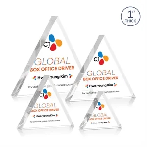Spartan Triangle VividPrint™ Award - Clear