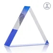 Spartan Triangle Award - Blue | https://www.bestnamebadges.com