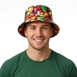 Full Color Sublimated Bucket Hats | https://www.bestnamebadges.com