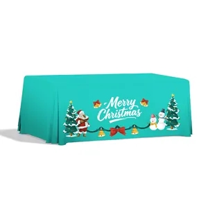6' Dye Sublimated Draped Standard Table Cover