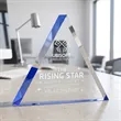Spartan Triangle Award - Blue | https://www.bestnamebadges.com