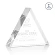 Spartan Triangle Award - Clear | https://www.bestnamebadges.com