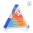 Spartan Triangle VividPrint™ Double Sided Award - Blue | https://www.bestnamebadges.com