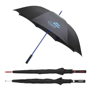 Parkside Auto-Open Umbrella with Contrasting Color Frame