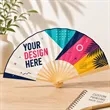 Custom Accordion Hand Fans | https://www.bestnamebadges.com