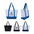 Bay View Recycled Giant Zipper Beach Tote | https://www.bestnamebadges.com